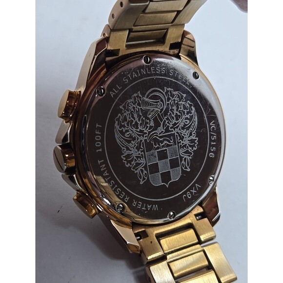 Vince Camuto Rose Gold Chronograph Womens Watch VC5156 New Battery Crystals - Picture 11 of 11